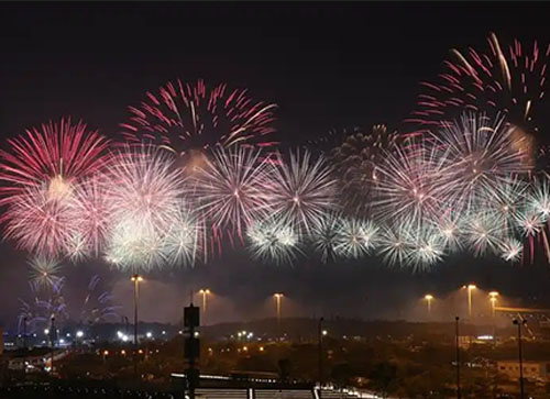 浦江县焰火晚会